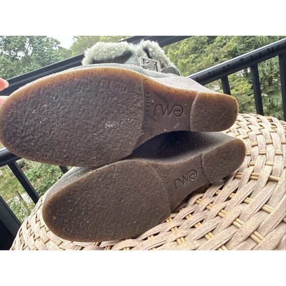 Emu Boots Heighton Lo Sheepskin Womens 5 Green Wedge Winter Australian - Picture 10 of 16